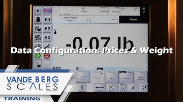 Bizerba GLM-e Weigh Price Labeler Training: Data Configuration Prices & Weight