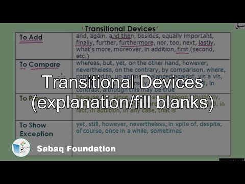 What are transitional devices?