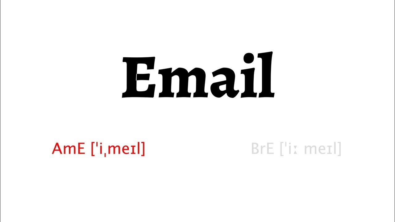 How To Pronounce Email In American English And British Englishemail how-to-pronounce-email-in-american-english-and-british-englishemail