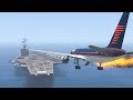 Trump's 757 Emergency Landing On Aircraft Carrier | GTA 5