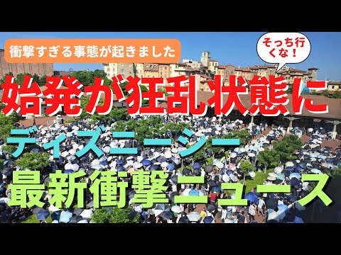 【ディズニーシー】始発に殺到して入れない。予言通りの今年一番のビッグニュース！
