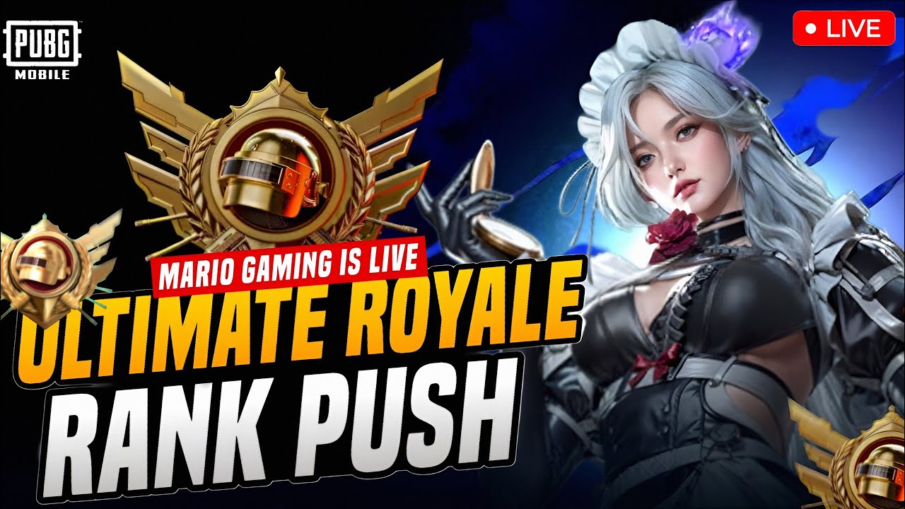 🔥 Ultimate Rank Push in PUBG Mobile | Conquer Conqueror LIVE 🔥# ...