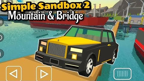 SSB2 Mountain Bridge Map Showcase | Simple Sandbox 2