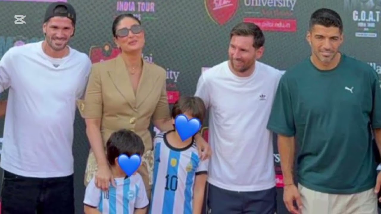 Messi Arrives at Brabourne Stadium Mumbai | Kareena Kapoor