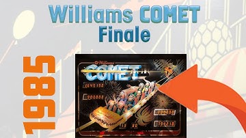 1985 Williams Pinball Comet Finale Pinball Repair #comet #williams #pinball #Pop #system 9