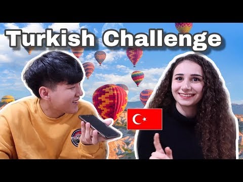 Korean guy speak in Turkish Challenge