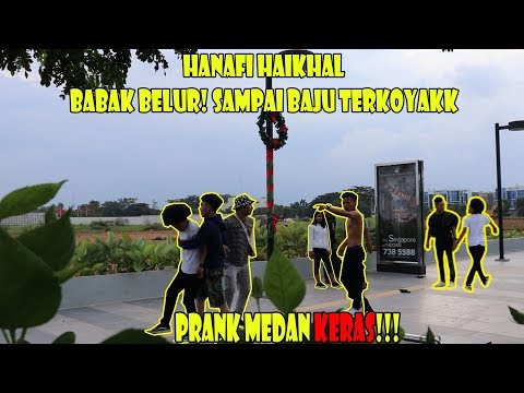 prankster-medan-haikal-hanafi-baku-h4nt4m-sampai-baju-ro8ek-ro8ek-|prank-indonesia-|-king-botak