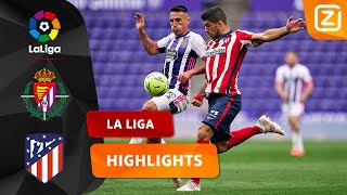 Spannende Strijd Om De Landsel Valladolid Vs Atlético Madrid La Liga 202021 Samenvatting