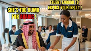 Arrogant Billionaire Mocked Black Waitress in Arabic — Until Her Reply Left Him Speechless