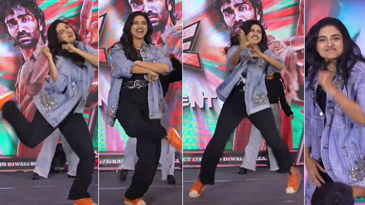 Actress Mamitha Baiju Boom Boom Song Dance Extraordinary Live Performance @ Dude Swag Event