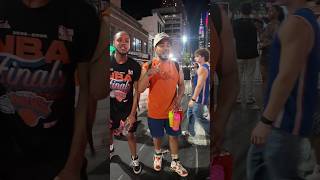 🏀 Knicks fans outside MSG before Game 5! Agree with #bjgsam5 👀👇 #Knicks #MSG #freedomiscash