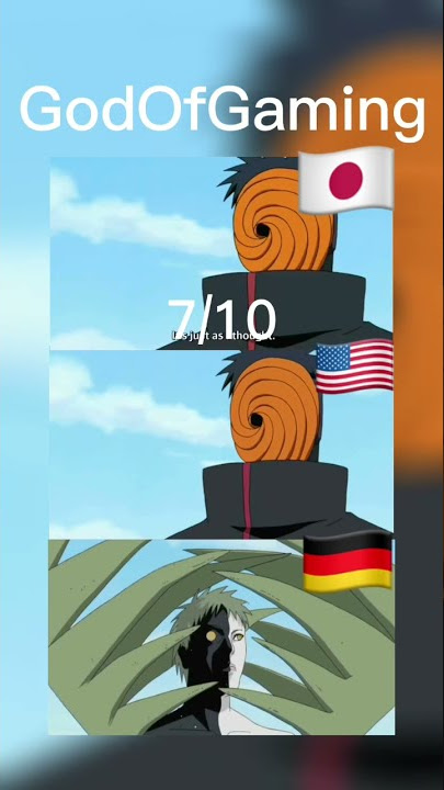 Different Voices Of Tobi Saying “Kidding” #naruto #tobi #voices #language