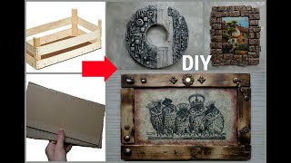 3 ideas for panels from waste and improvised materials!