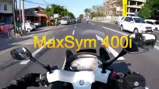 MaxSym 400i test ride and review, Bali Balo Motor, The riding lounge chair