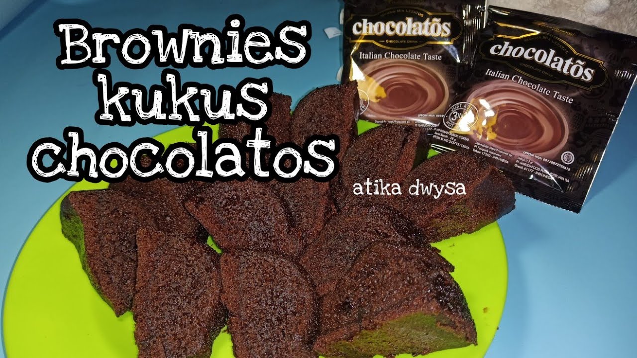 Cara membuat Brownies Kukus Chocolatos! Takaran Sendok ! Tanpa Mixer