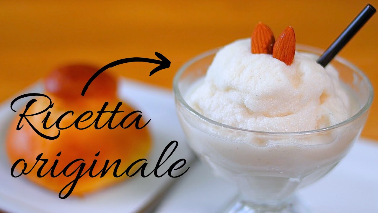 GRANITA SICILIANA alle Mandorle fatta come in Pasticceria