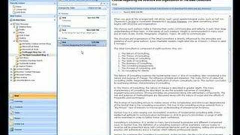 RSS Feeds in Microsoft Outlook 2007