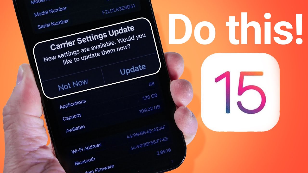 Do This After Updating To iOS 15
