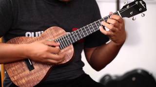 Video thumbnail of "Phillip Phillips - Home (Ukulele) on a Ko'olau T100"