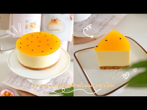 PASSION FRUIT CHEESECAKE | Cheesecake Chanh Dây