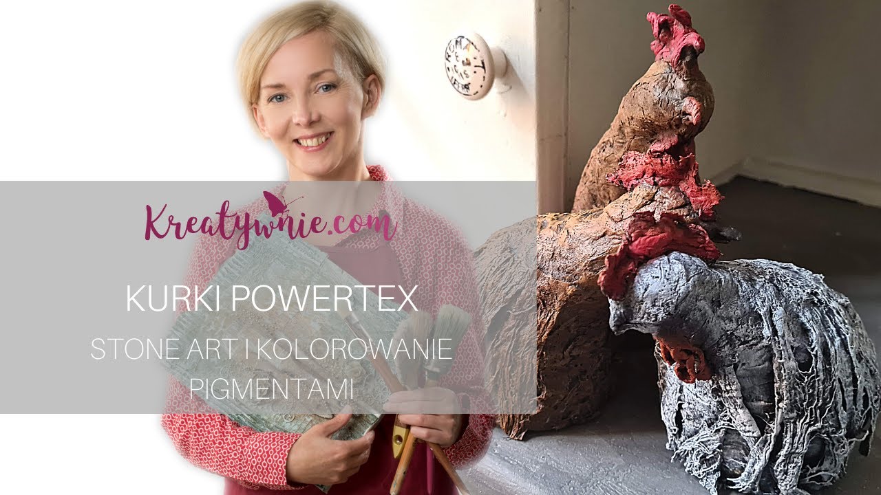 Kurki technika stone art i powertex YouTube