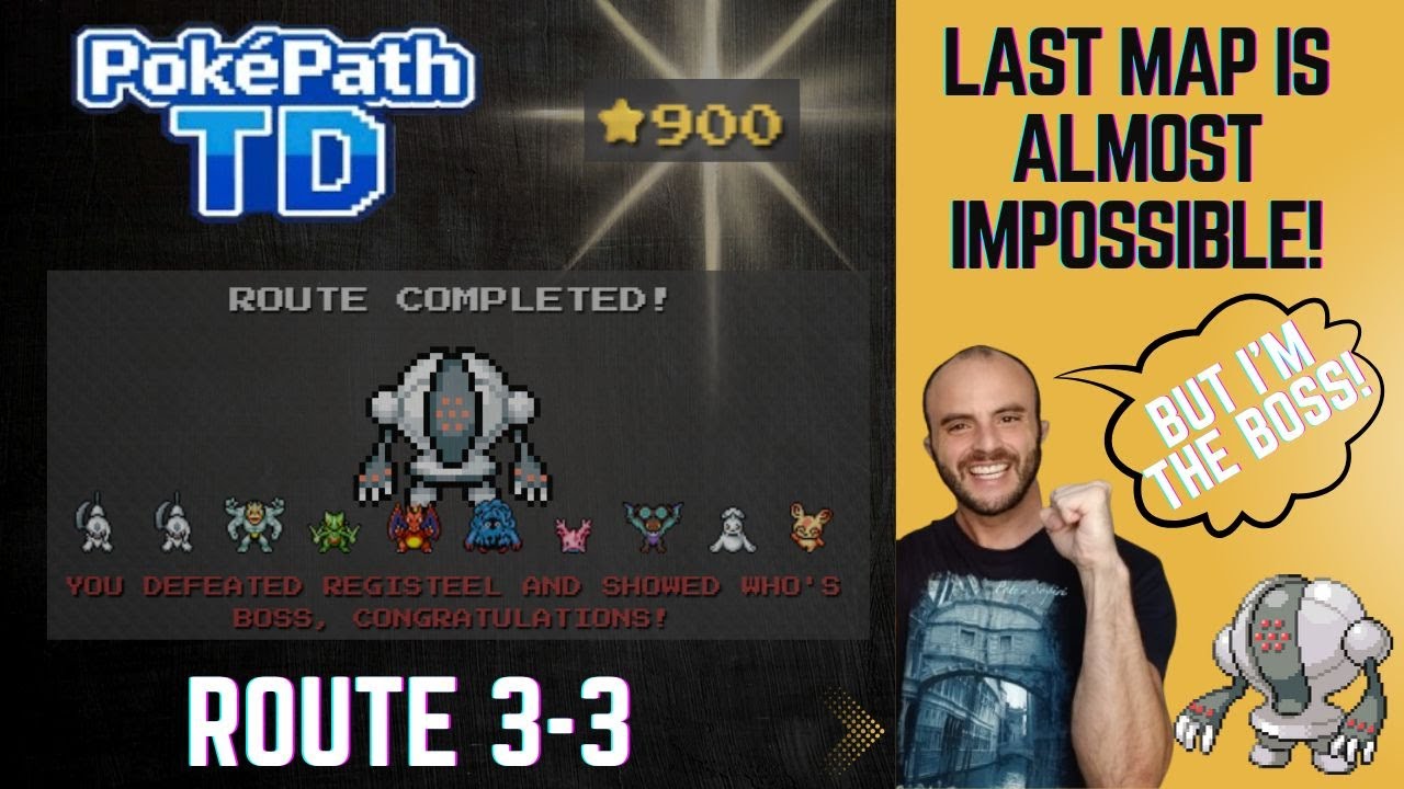 Beat route 3-3 is almost impossible! | PokéPath TD - YouTube