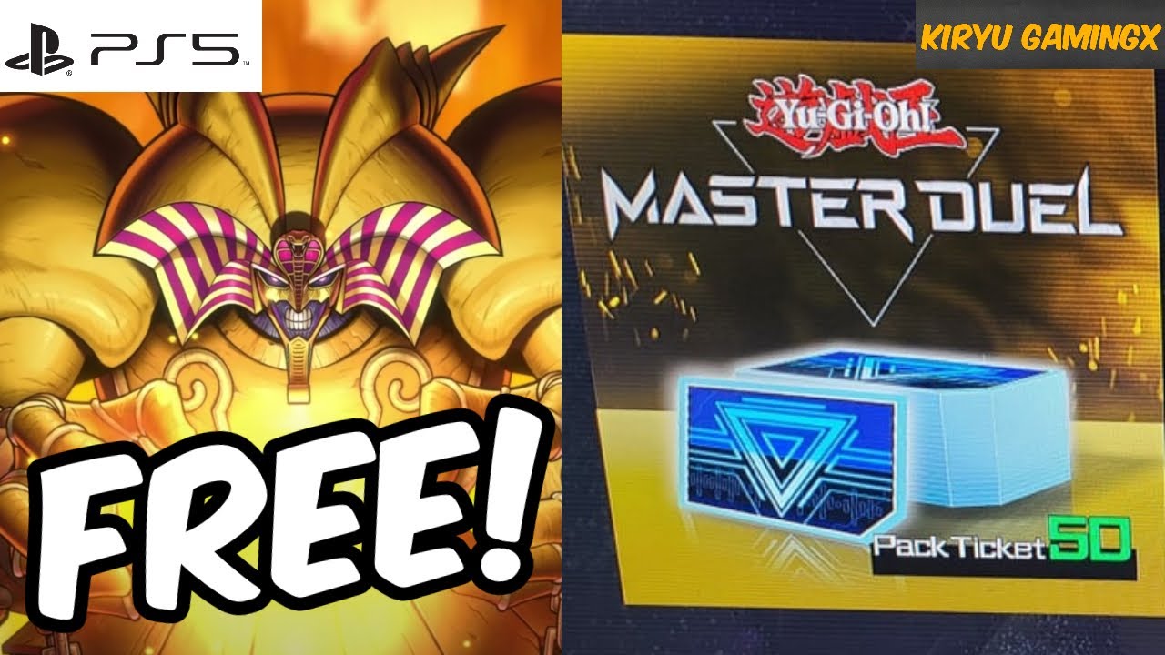 UNBOXING - FREE 50 Packs in Yu-Gi-Oh Master Duel (PS5)