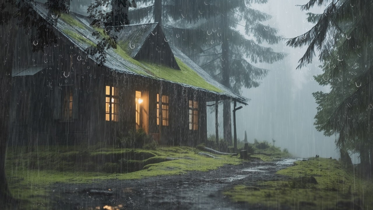 No Ads Rain Sounds for Sleeping - ASMR Rain and Thunder Sounds For Relax & Fall Asleep Instantly