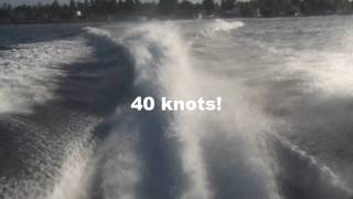 Twin Yanmar diesel jet boat (Nice Sound!!)