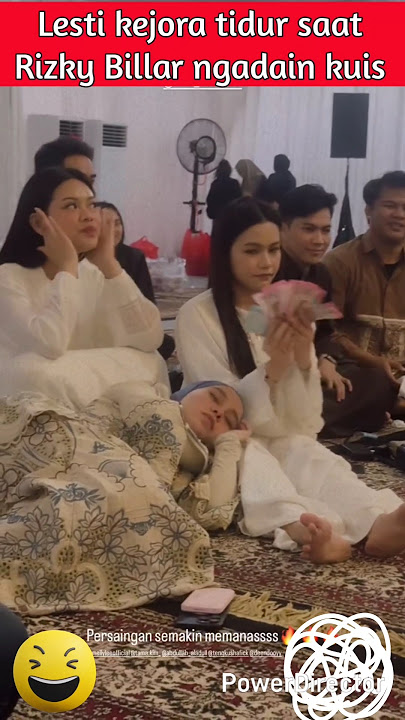 Lesti kejora tidur pules saat Rizky Billar ngadain kuis #rizkybillar #lestikejora #leslar