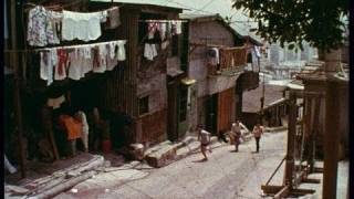 Hong Kong 1978. Refugee housing. New Territories, water shortage 香港