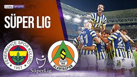 Fenerbahce vs Alanyaspor | SÜPER LIG HIGHLIGHTS | 09/18/2022 | beIN SPORTS USA
