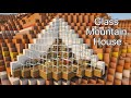 Glass Mountain House ⛰️ | Cozy Minecraft Build Tutorial