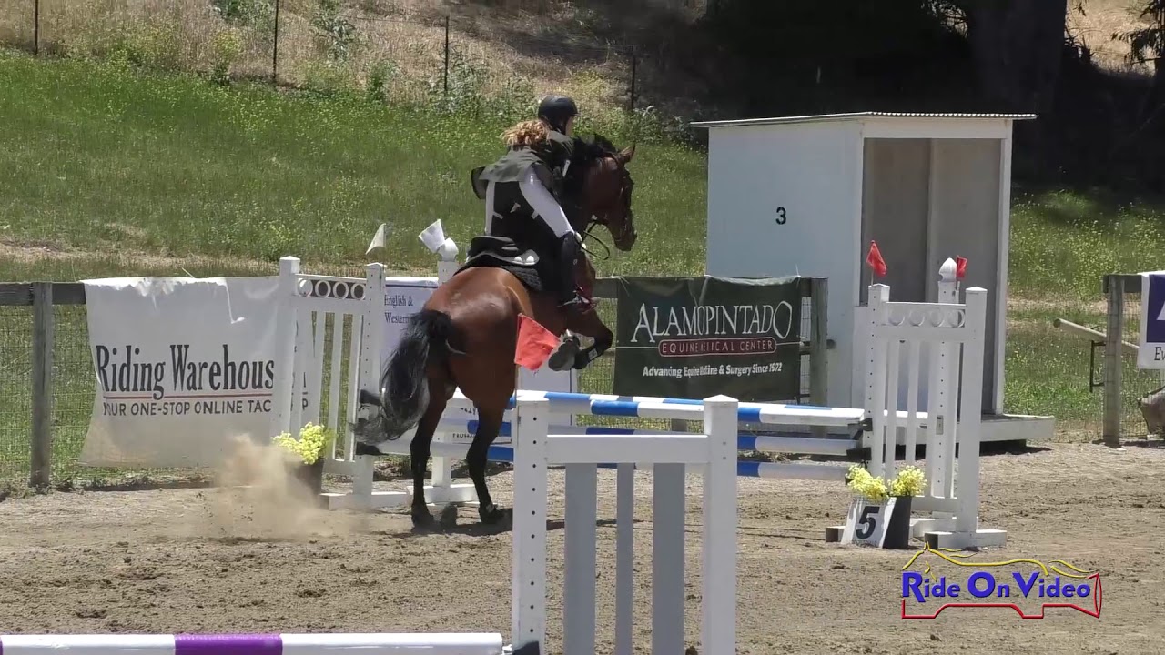 horseshoe bend 150S Juliette Jensen on M I A JR Beginner Novice Show Jumping Shepherd Ranch June 2019