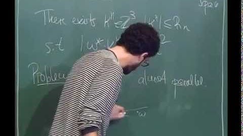 Mini-Curso: The quasi-ergodic hypothesis Arnol