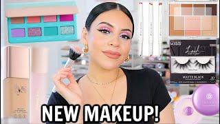TESTING BRAND NEW MAKEUP: FULL FACE OF FIRST IMPRESSIONS! Some hits \& misses 🥴