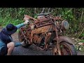 Full Restoration of Motorcycle Abandoned for 15 Years | From Rusted Wreck to Classic Beauty#rust