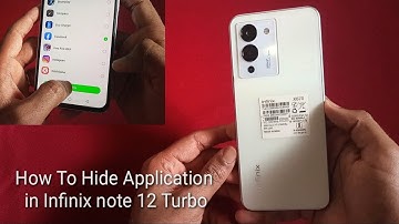 How To Hide Application in Infinix Note 12 Turbo || infinix Note 12 Turbo Feature