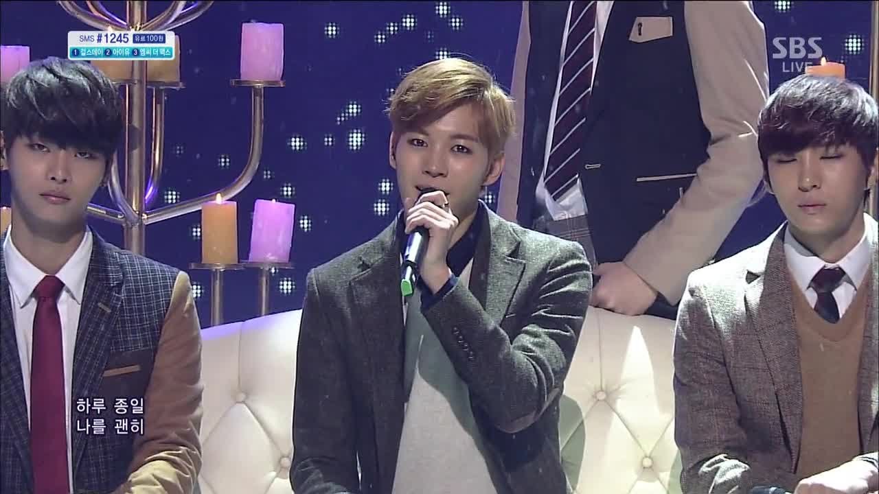 [BIX VIXX] - Спасибо, что родились @ популярная песня Inkigayo 140112