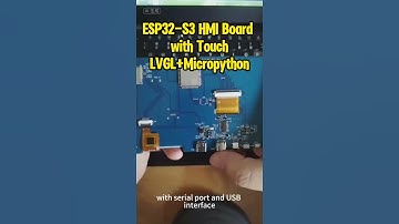 ESP32 screen diplay with touch#LVGL+Micropython