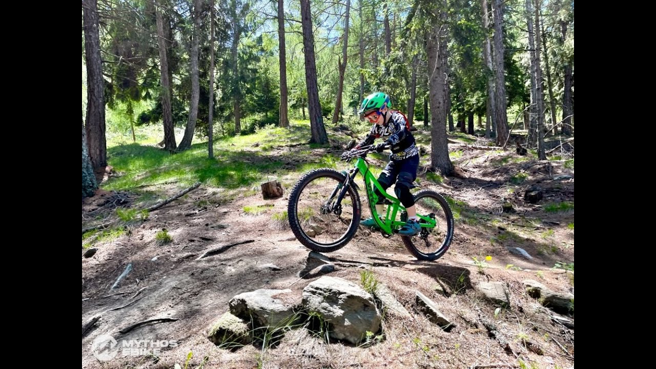 Primeline Bikepark Lenzerheide mit 8 Jährigem - Test Vpace Moritz 24 Zoll