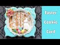 Beautiful Easter Cookie Card.