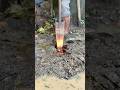 gilding spears in mud #metalwork #medievalblacksmith #craftsmanship #blacksmith #steel