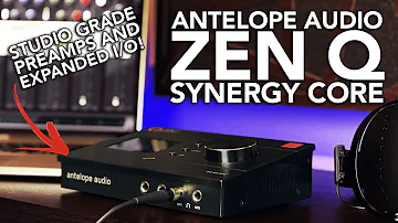 Antelope ZEN Q Synergy Core // Studio Grade Preamps at Home! (ADAT and SDPIF Expansion)