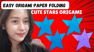 쉬운 종이접기 귀여운 별 만드는 방법 | How to Make Easy Origami Cute Stars