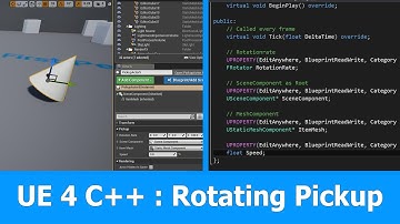 UE4 C++ Tutorial : Rotating Pickup