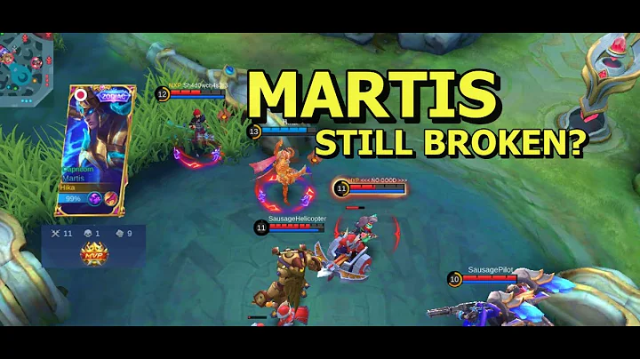 MARTIS STILL GOOD? MARTIS ZODIAC SKIN MYTHIC RANK GAMEPLAY 2023