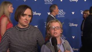 The Incredibles 2: Huck Milner \& Sarah Vowell D23 Interview | ScreenSlam