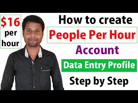 How To Create Peopleperhour Account Step by Step | How To Apply For Job | Data Entry Profile Set Up
