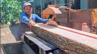 ASSEMBLED SERKEL SAWS Splits mahogany and teak wood